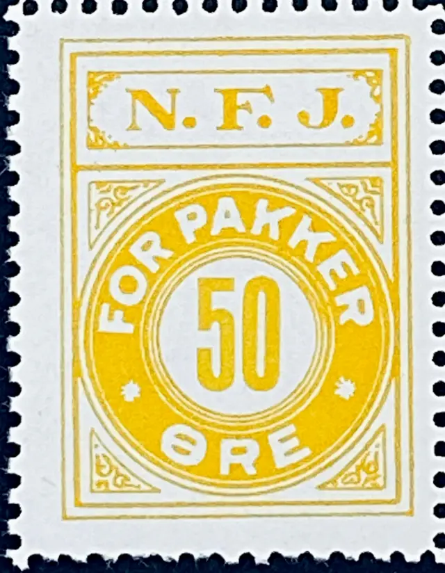 NFJ 27B - 50 Øre - Gul.