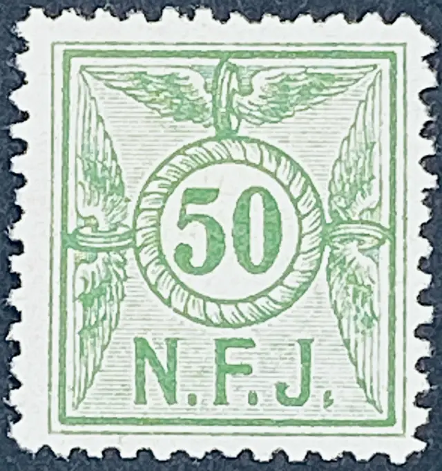 NFJ F5 - 50 Øre - Grøn.