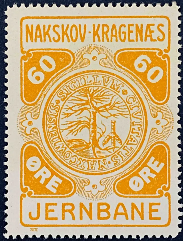 NKJ 12A - 60 Øre - Orange.