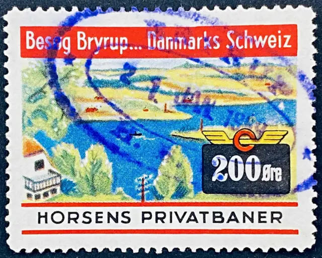 HP 41 - 200 Øre - Flerfarvet - stemplet på Bryrup Station (Br).