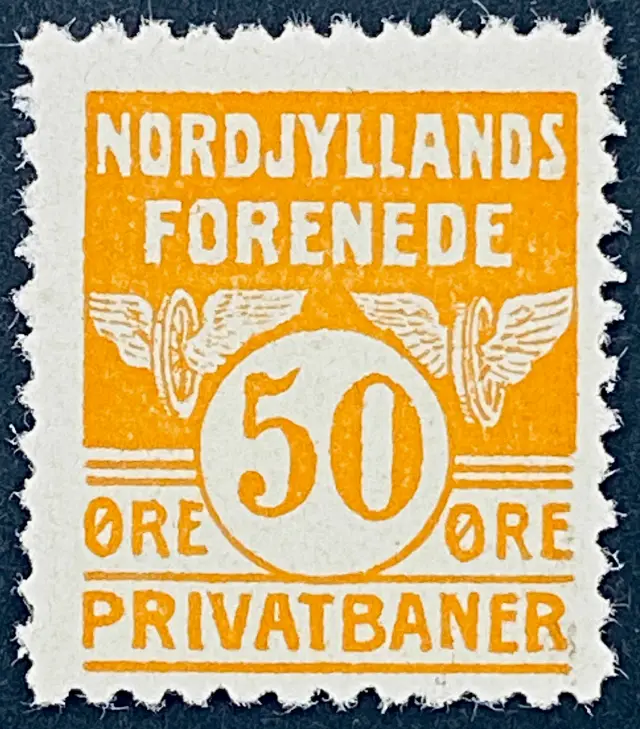 NFP F4 - 50 Øre - Gul nuance.