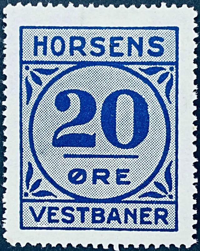 HV 18 - 20 Øre - Ultramarinblå.