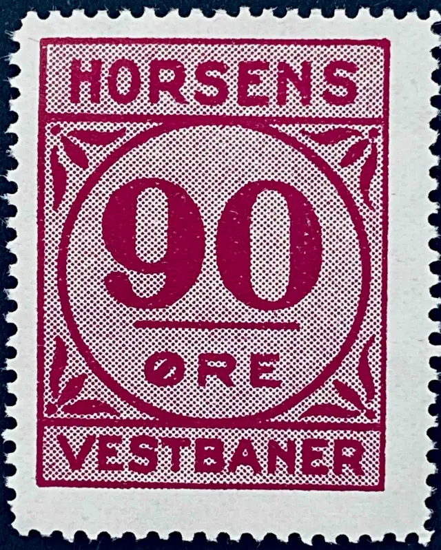 HV 24 - 90 Øre - Brunviolet.