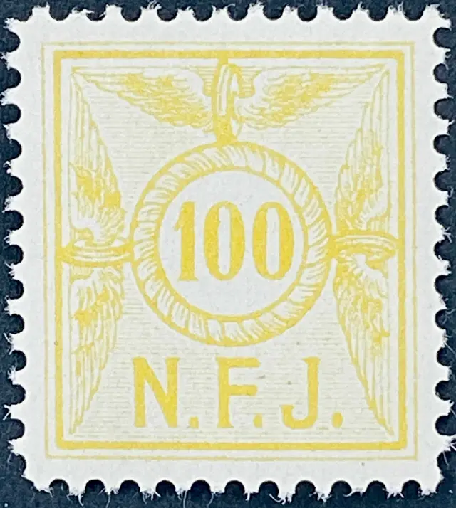 NFJ F8 - 100 Øre - Gul.