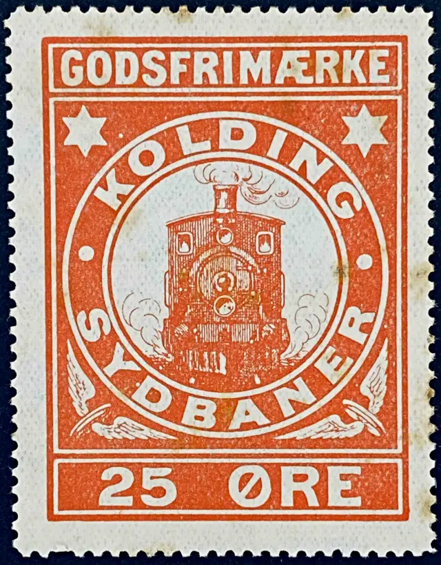KS 13 - 25 Øre - Rød.