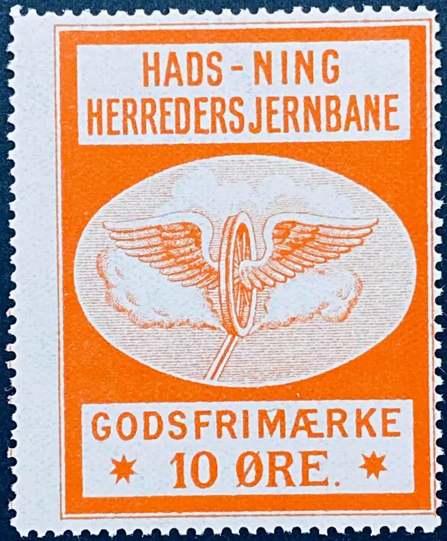 HHJ 12X - 10 Øre - Rød.