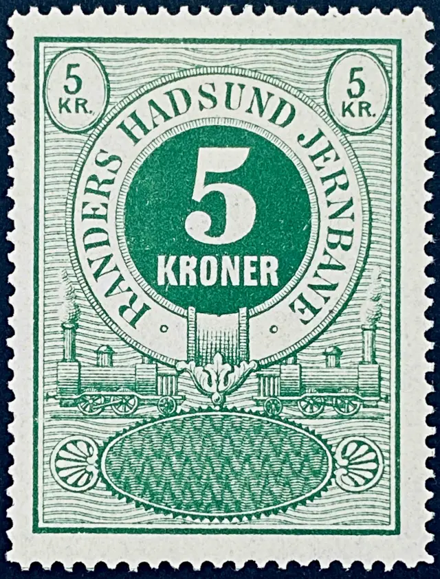 RHJ 23 - 5 KRONER - Grøn.