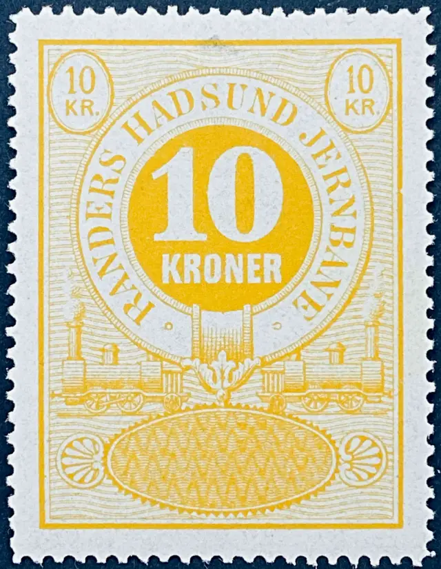 RHJ 24 - 10 KRONER - Gul.