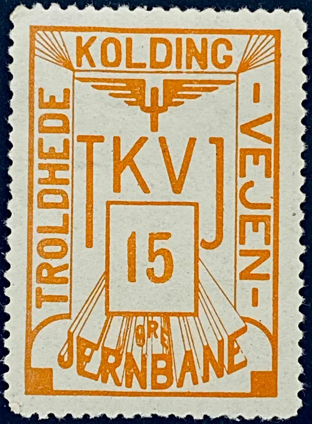 TKVJ 26A - 15 Øre - Orange.