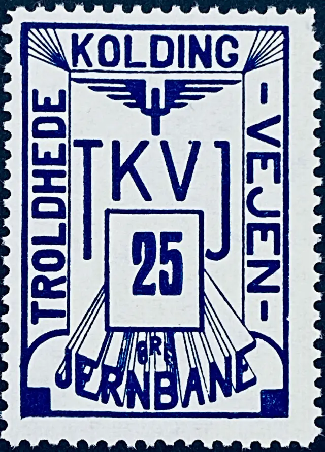 TKVJ 44 - 25 Øre - Mørkeblå.