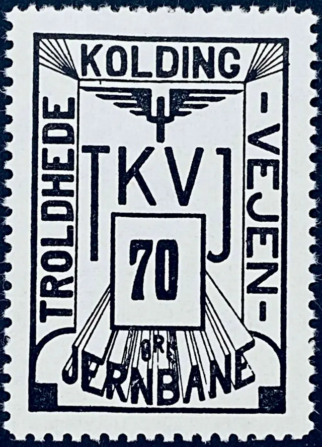 TKVJ 57 - 70 Øre - Sort.