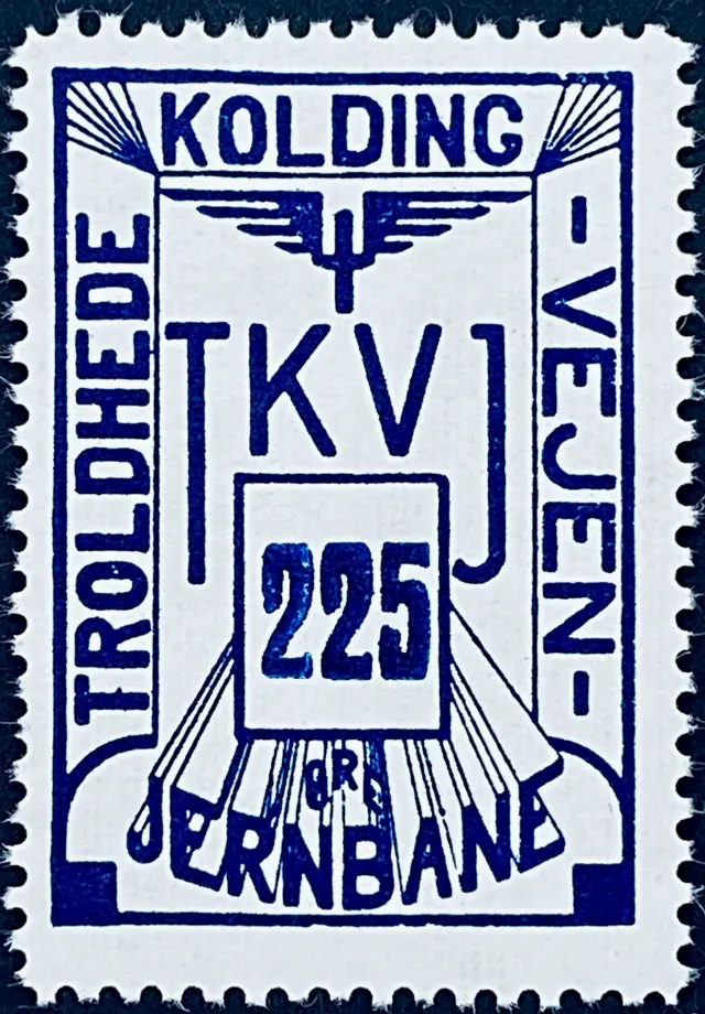 TKVJ 80 - 225 Øre - Blå.