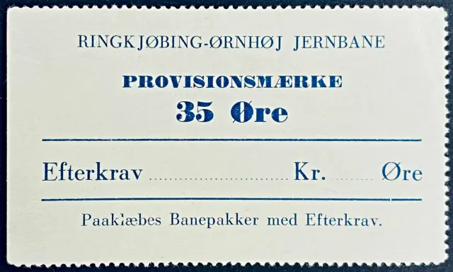 RØHJ P3 - 35 Øre - Blå.