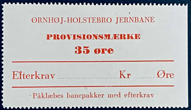 RØHJ P4A - 35 Øre - Rød.