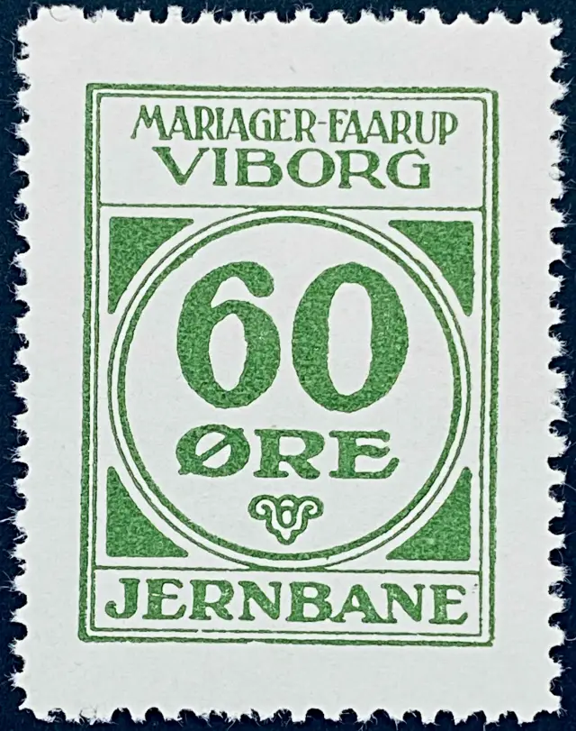 MFVJ 8 - 60 Øre - Grøn.