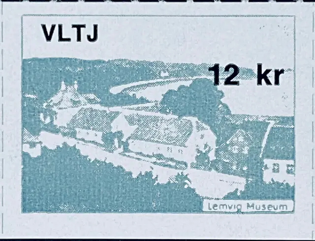 VLTJ 82D - 12 Kroner Motiv: Lemvig Museum - Grå.