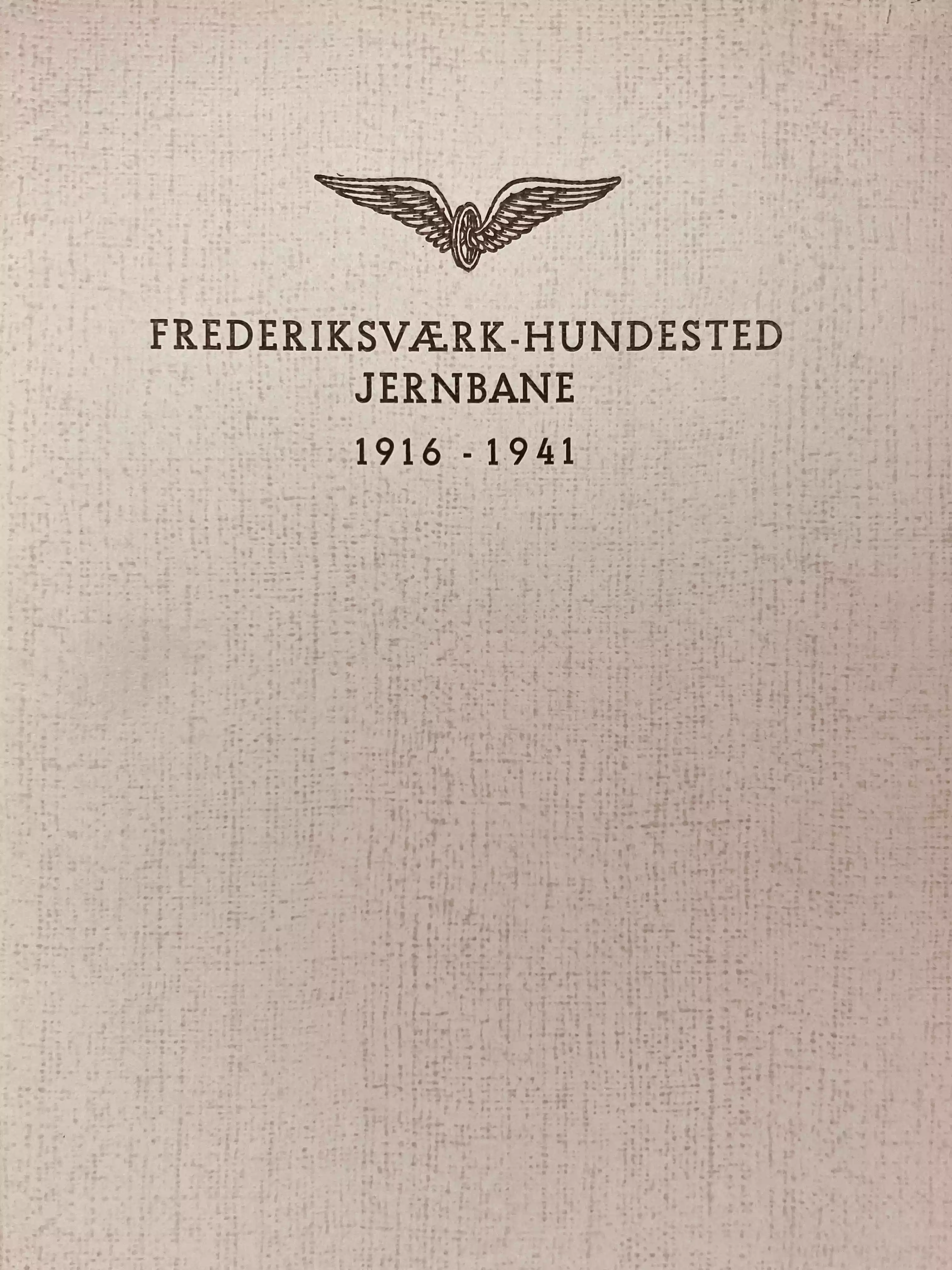Frederiksværk-Hundested Jernbane 1916-1941