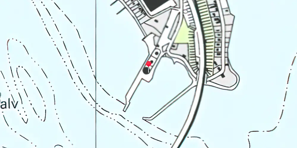 Historisk kort over Masnedø Station