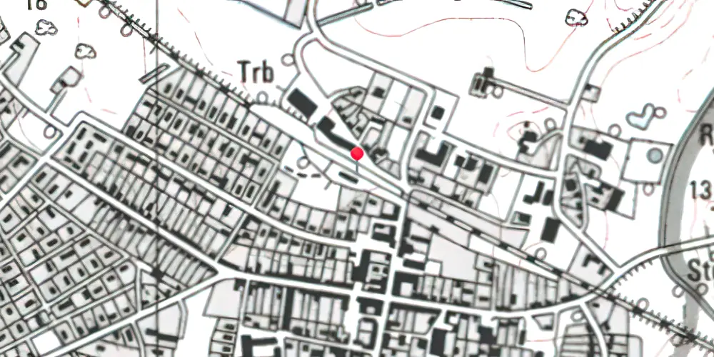 Historisk kort over Stoholm Station 