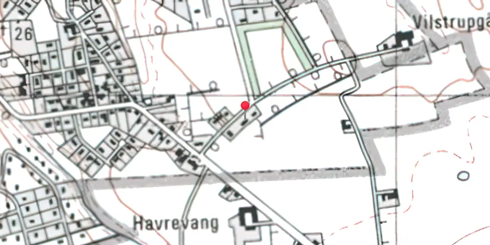Historisk kort over Lønstrup Station 