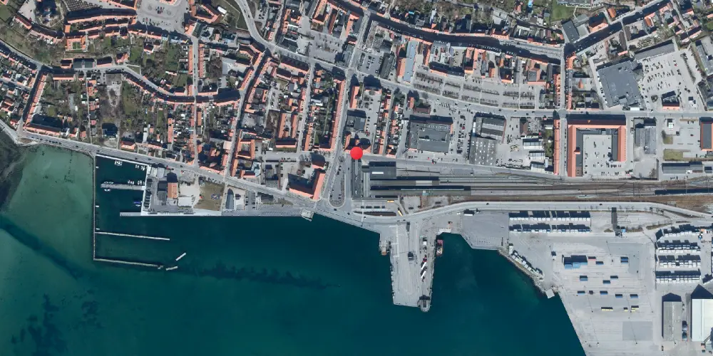 Historisk kort over Kalundborg Station