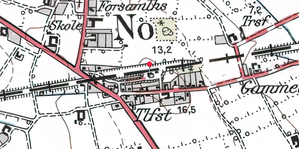 Historisk kort over No Station