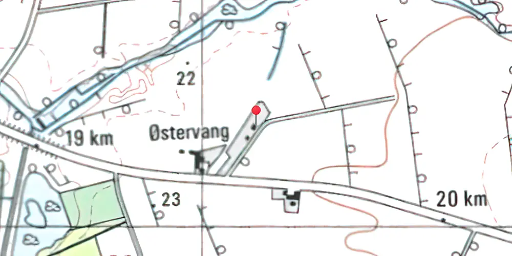 Historisk kort over Gravlund (VaGJ) Station
