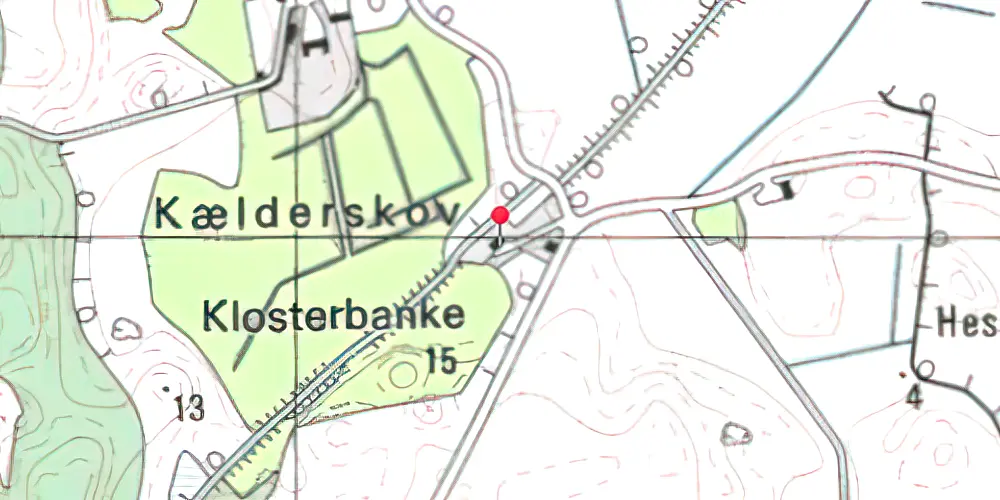 Historisk kort over Skærsø Station 