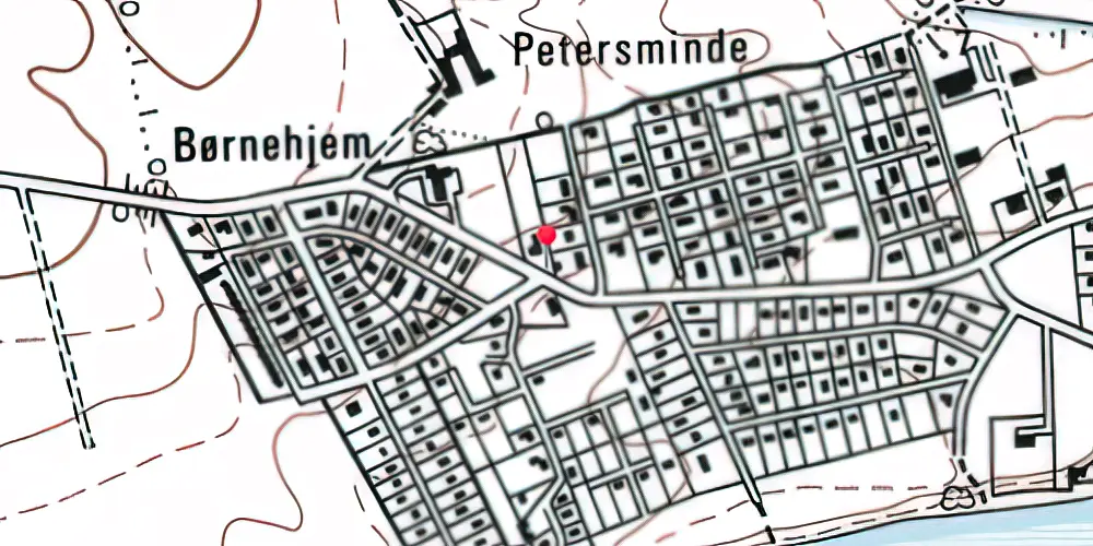 Historisk kort over Højbo Trinbræt