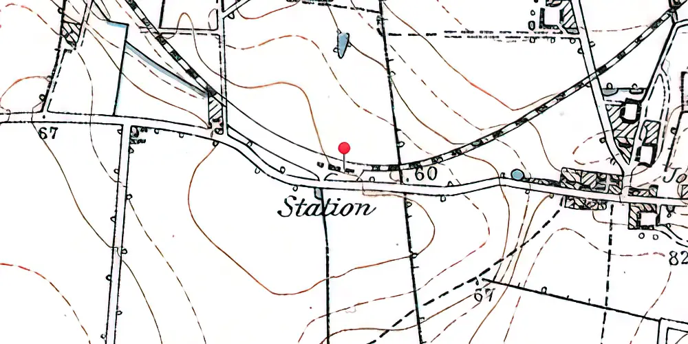 Historisk kort over Falling Station