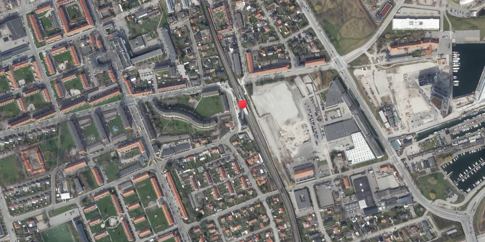 Historisk kort over Kastrup Station