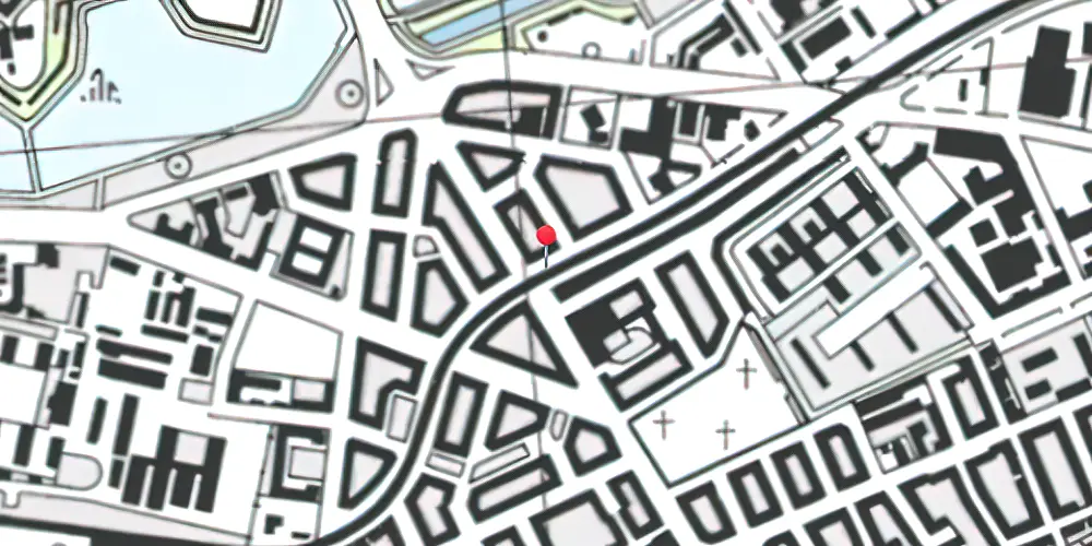 Historisk kort over Amagerbro Station 