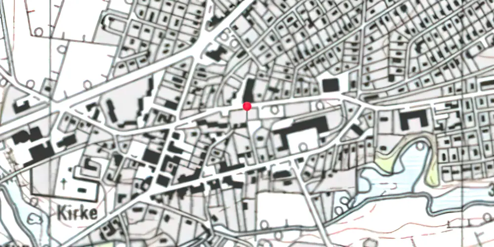 Historisk kort over Karup Station