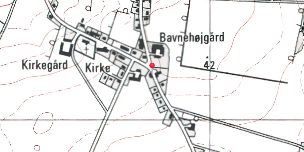 Historisk kort over Krejbjerg Station 