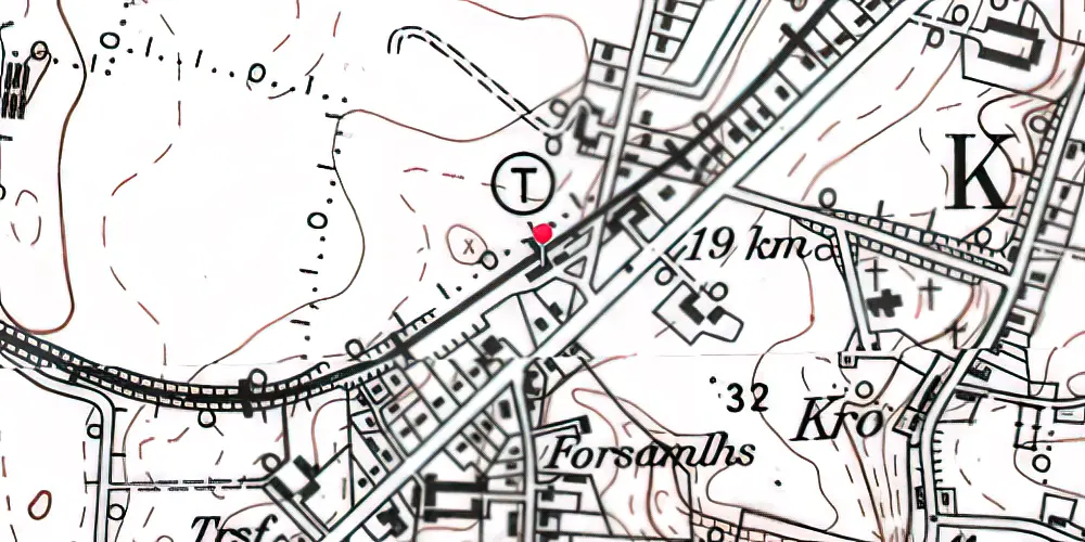 Historisk kort over Rinkenæs Station