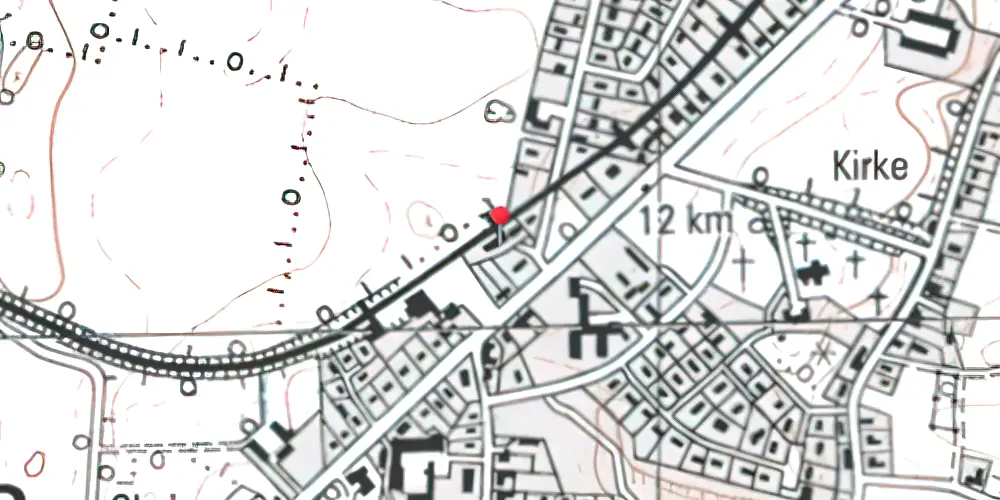 Historisk kort over Rinkenæs Station 