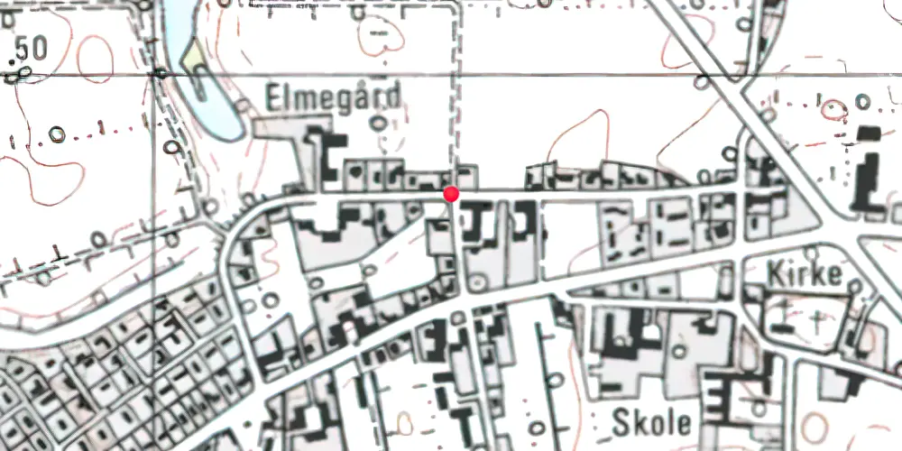 Historisk kort over Sommersted By Station 