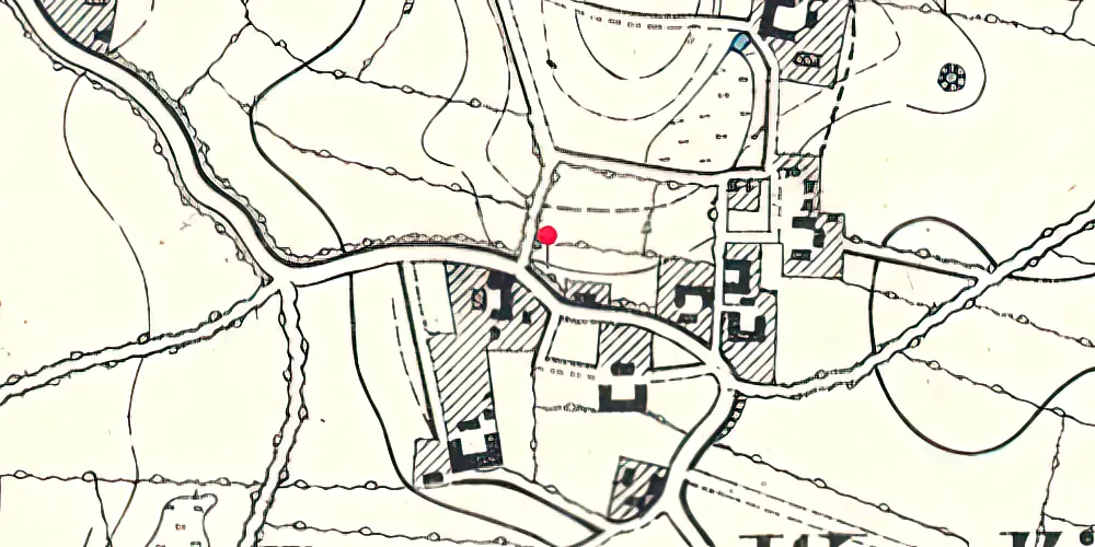 Historisk kort over Vandling Station