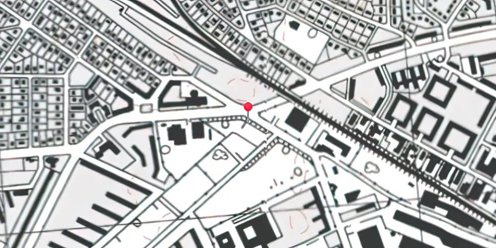 Historisk kort over Valby Gasværk Station 