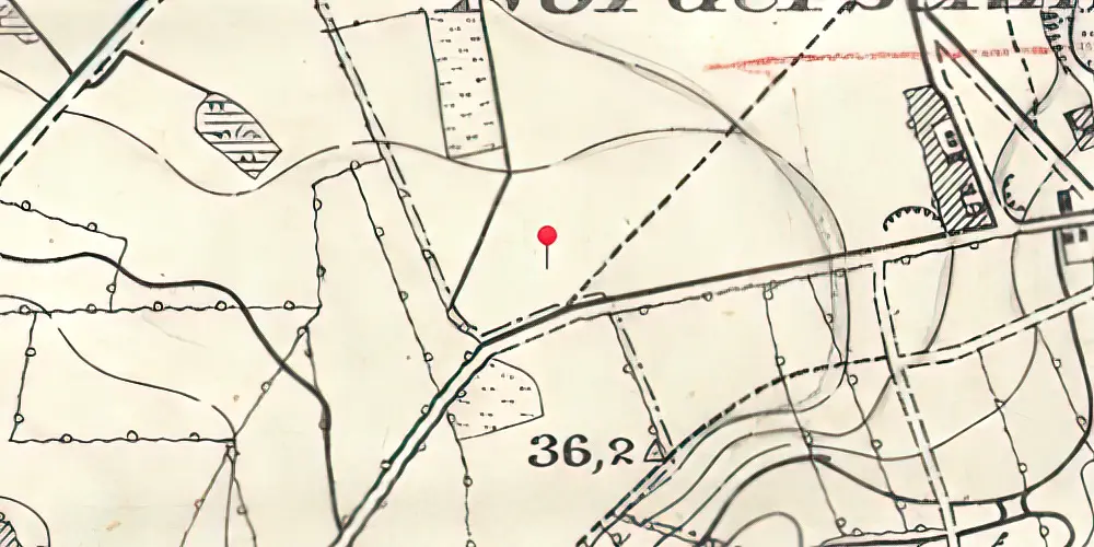 Historisk kort over Smedeby Station