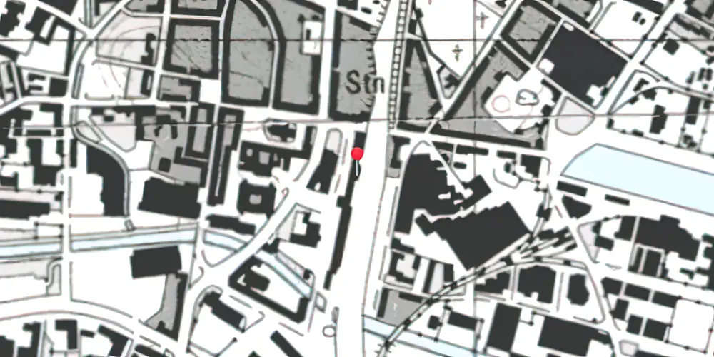 Historisk kort over Vejle Station [1868-1998]