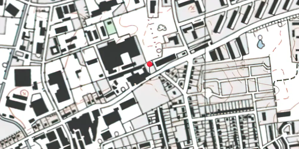 Historisk kort over Slagelse Station [1856-1892]