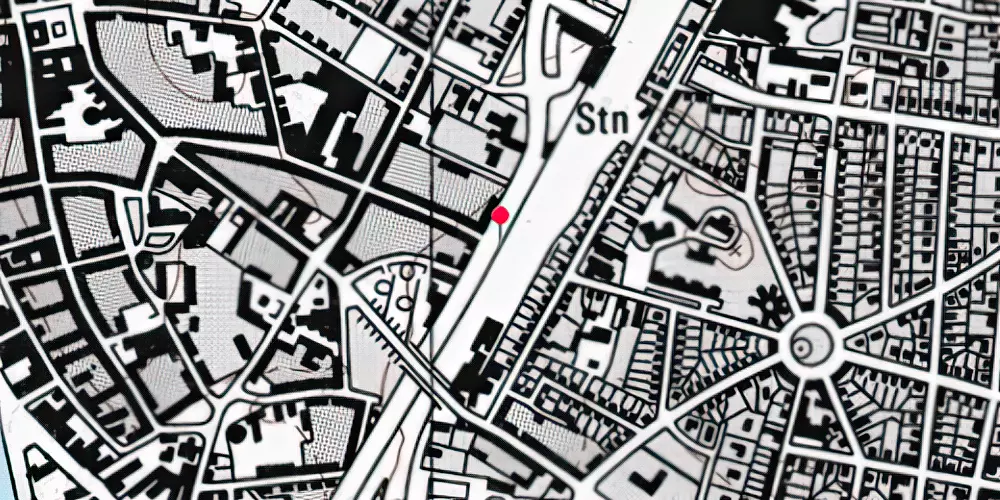 Historisk kort over Nykøbing Falster Station [1872-1963]