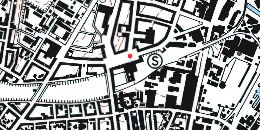 Historisk kort over Aarhus Banegård [1862-1884]
