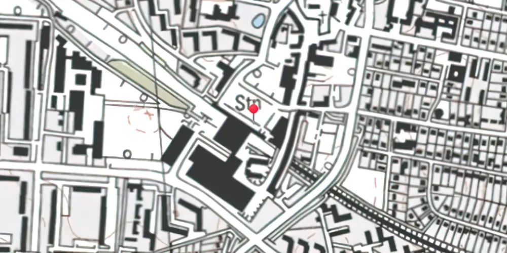 Historisk kort over Ballerup Station [1879-1989]