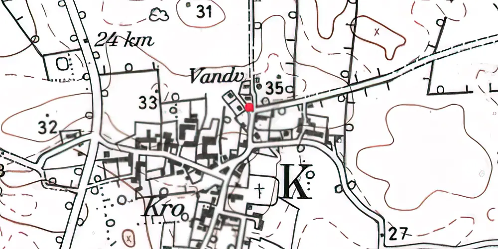 Historisk kort over Oksbøl (Als) Station