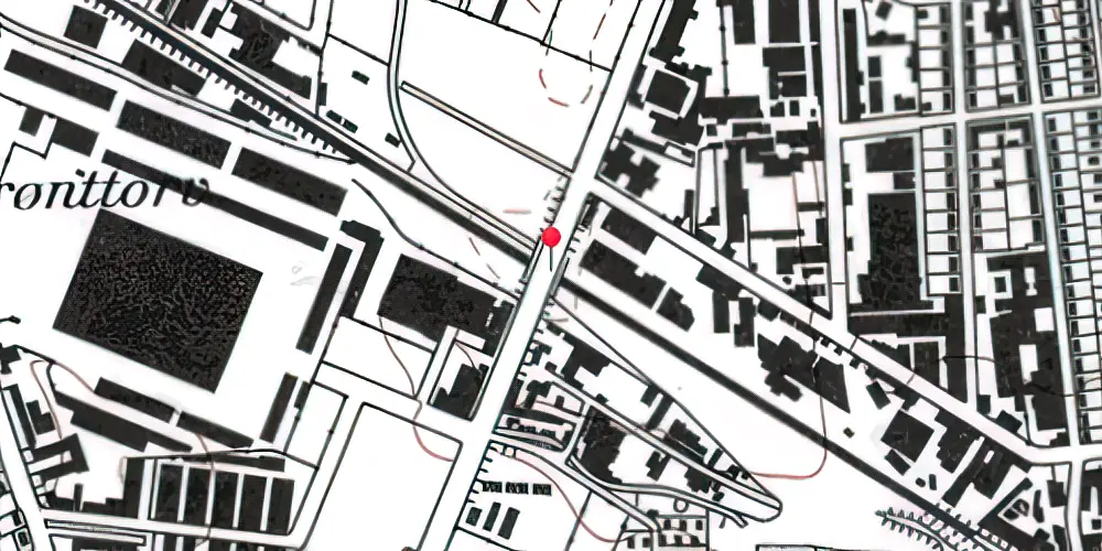 Historisk kort over Vigerslev (Syd Øst) Teknisk Station