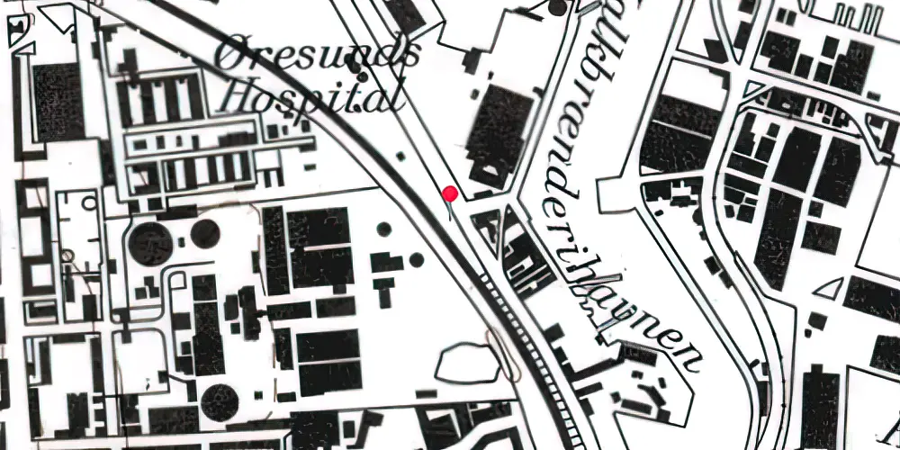 Historisk kort over Helgoland Teknisk Station 