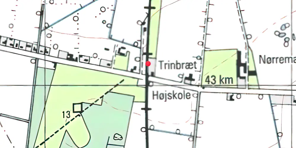 Historisk kort over Visby Trinbræt