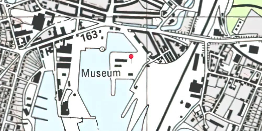 Historisk kort over Nyborg Station [1871-1891]